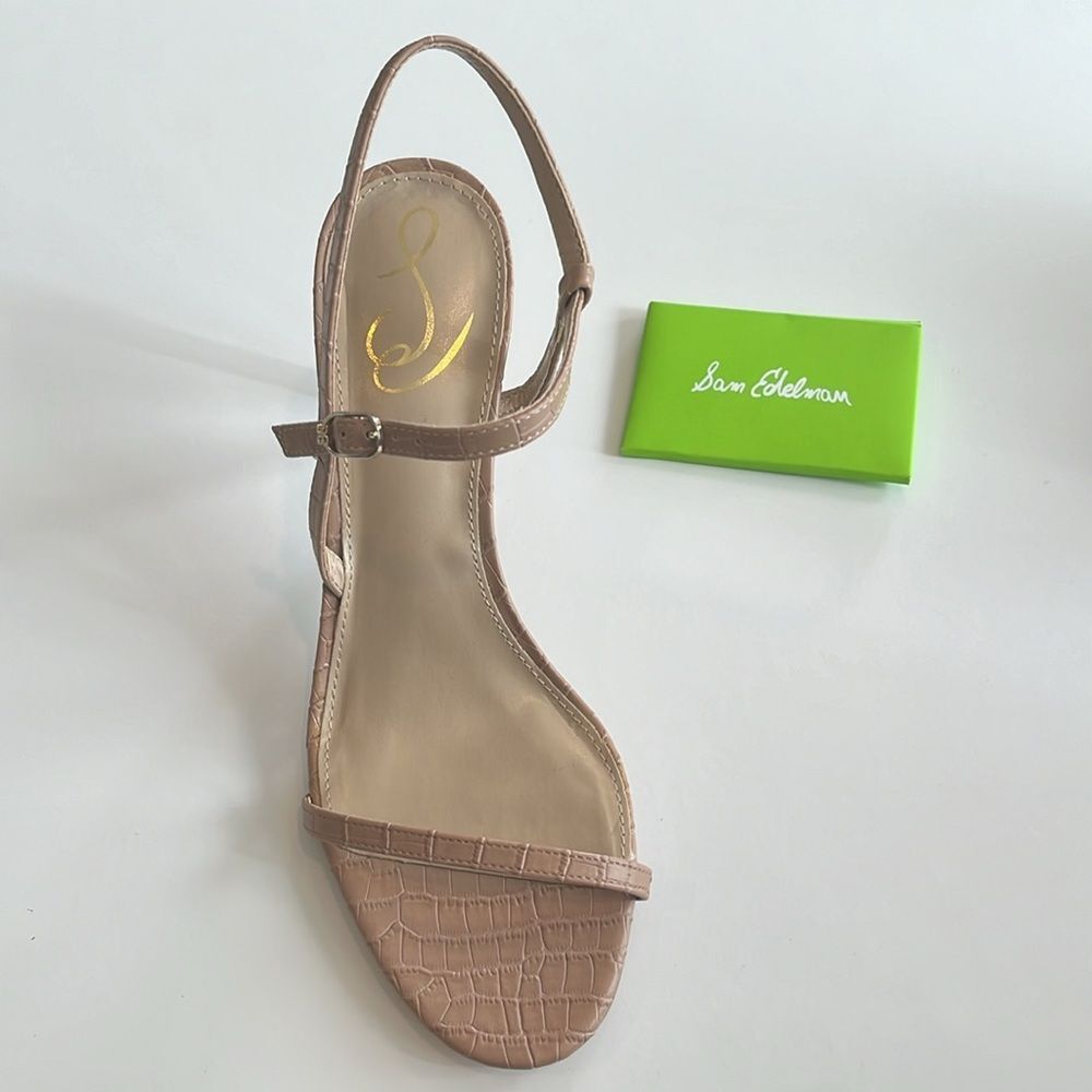 Sam edelman tan strap sandals
